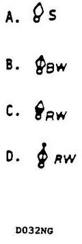 USCG Exam Illustration D032NG